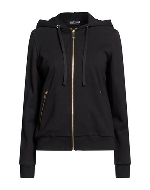 Woman Sweatshirt Black Size S Cotton
