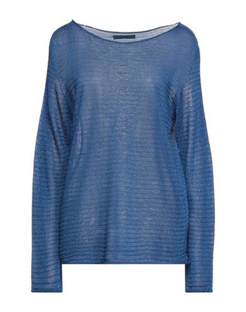 Woman Sweater Blue Size M Viscose, Polyamide, Lurex