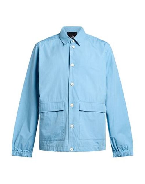 Man Shirt Sky blue Size L Cotton