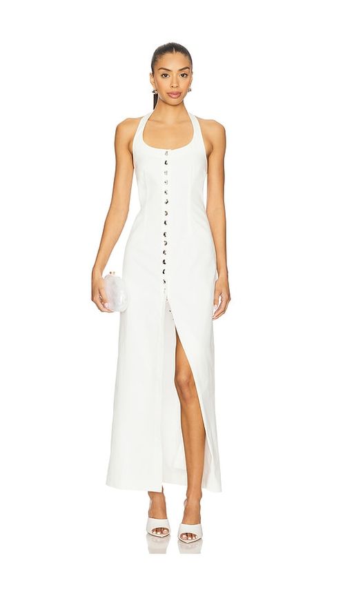 Selmacilek vestido midi en color blanco S también en