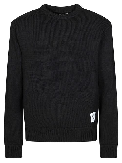 Reversible Label Knit Sweater