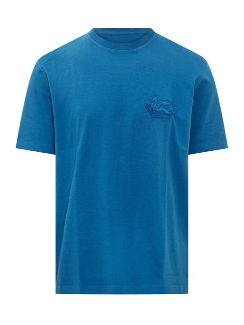 Blue Crew Neck T-Shirt