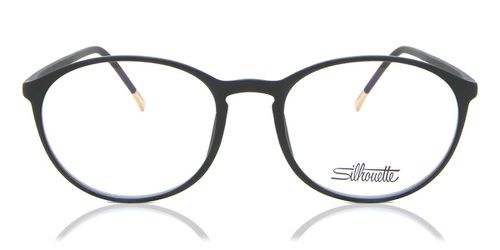 Silhouette SPX Illusion 2940 9030 Men's Eyeglasses Black Size 49 - Blue Light Block Available