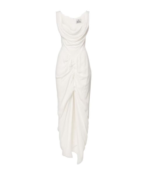 Bridal Panther gathered corset dress