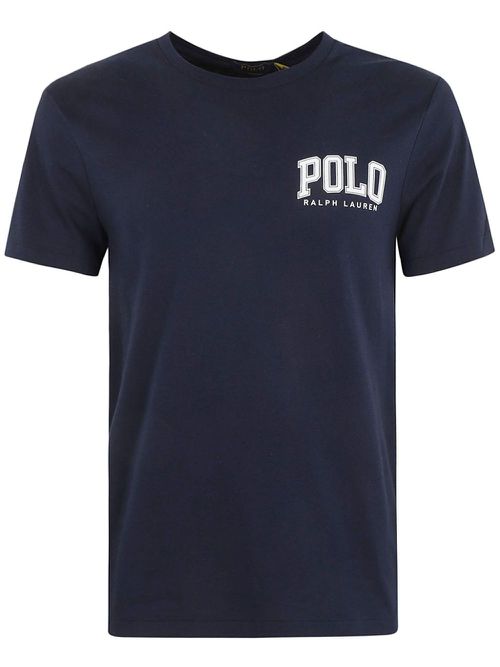 Logo-print cotton T-shirt - Blue