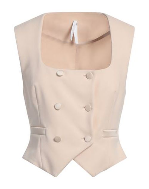 Imperial Woman Tailored Vest Ivory Size S Polyester, Elastane