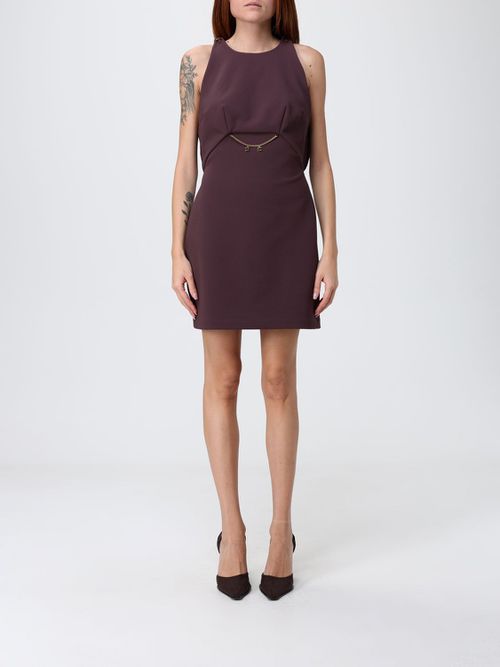 Dress Woman color Wine