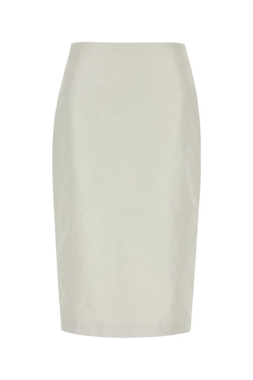Tailored Pencil Skirt — White