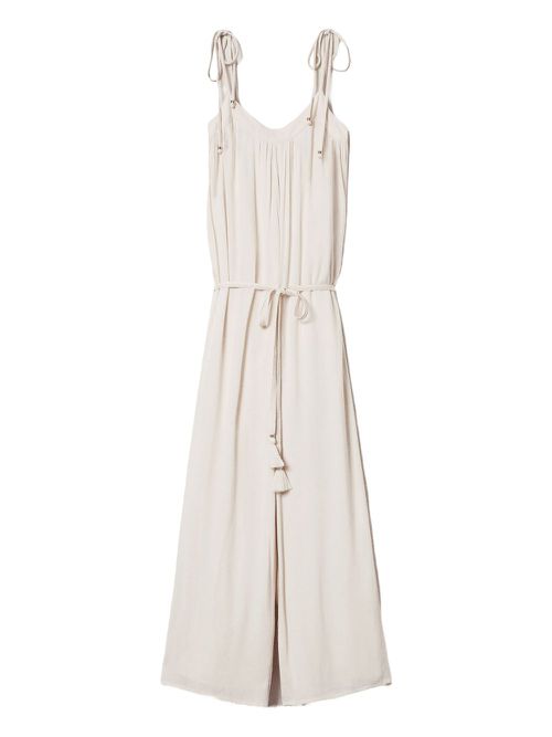 TWINSET tie-detail jumpsuit - Neutrals