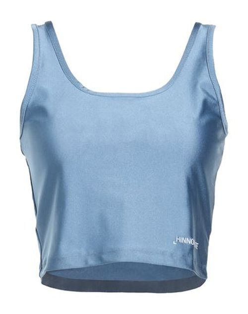 Woman Top Light blue Size L Polyamide, Elastane