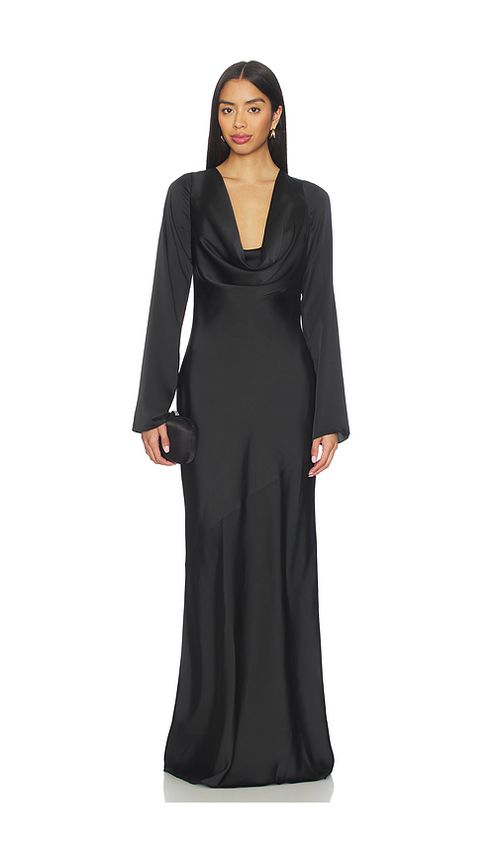 Lovers and Friends Natalia Gown in Black. - S also in
