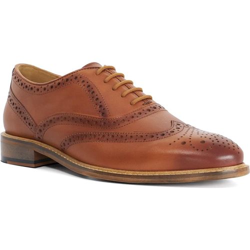 Dune London Mens Sainto - Leather Brogues - Tan
