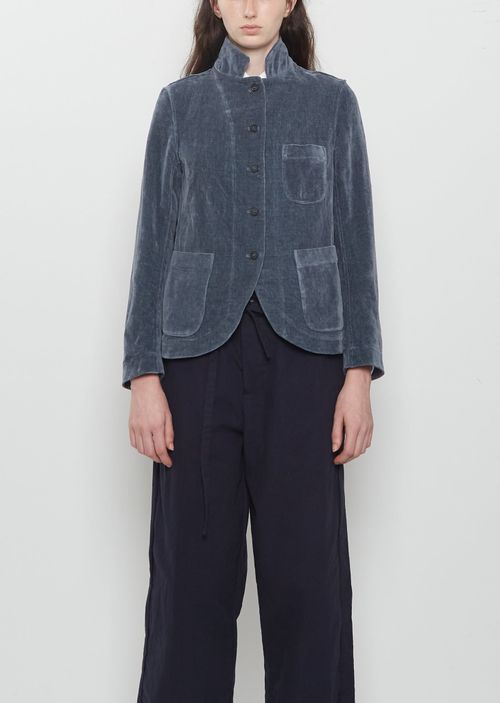Bergfabel Caryl Velvet Jacket Moon Blue