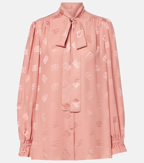DG silk satin blouse