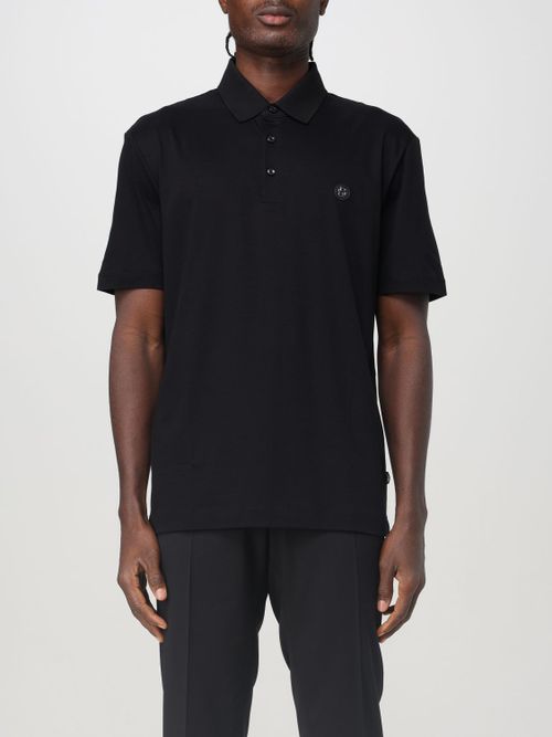 Polo Shirt Men color Black