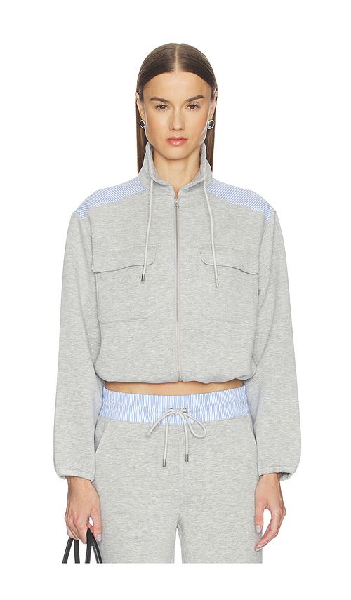 Veronica Beard Stellant Jacket in Light Grey. S. Also in