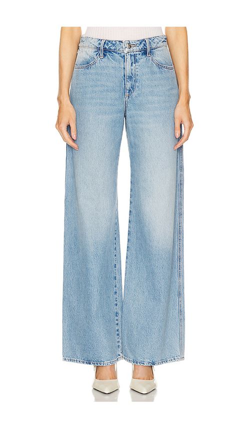 SPRWMN Mid Rise Wide Leg Jeans in Blue. -  27 also in
