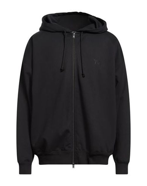 Man Sweatshirt Black Size 50 Cotton, Polyester