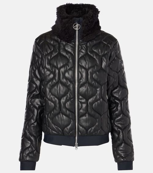 Leonie Special quilted faux leather jacket