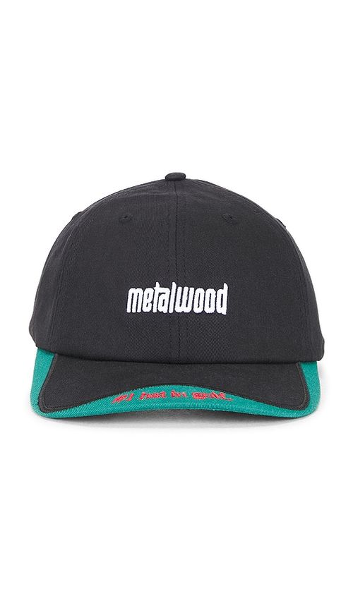 Metalwood Studio Number One Dad Hat in Black. a
