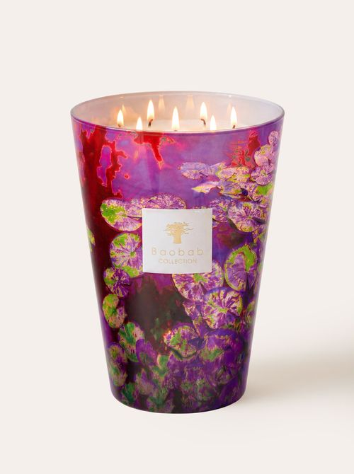 Scented Candle Arty Flowers Water Lily Monument -