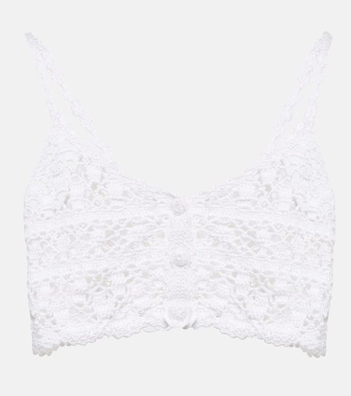 Bianca crochet crop top