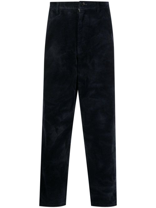 Cotton Twill Trousers — Black