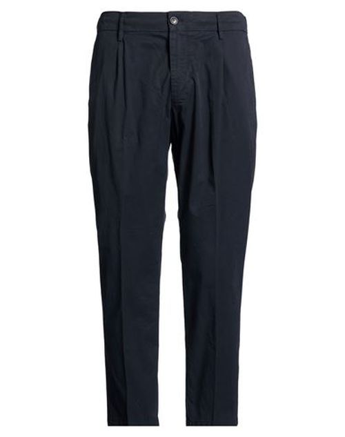 Man Pants Midnight blue Size 36 Cotton, Elastane