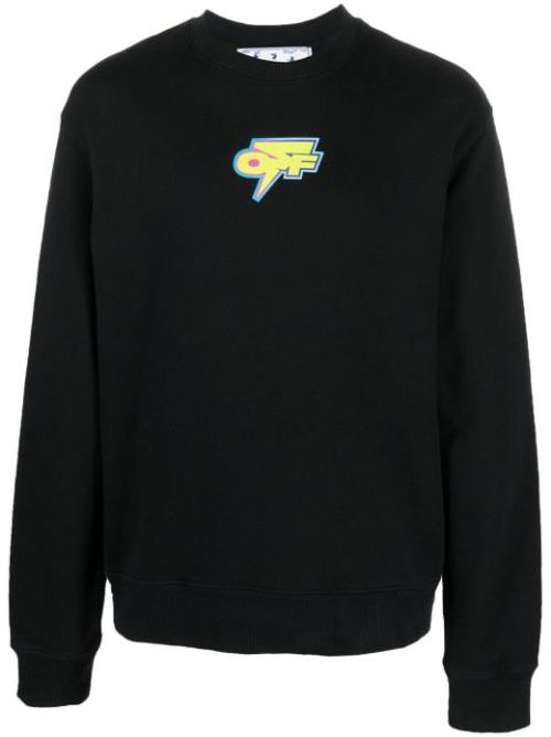 Arrows-print cotton sweatshirt