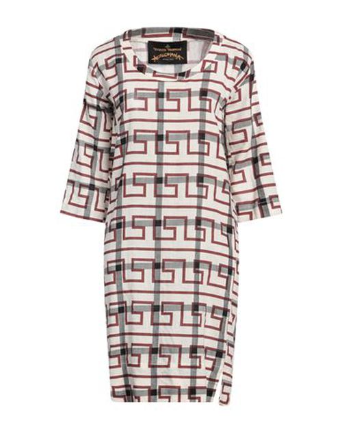Woman Midi dress Ivory Size 4 Cotton, Elastane