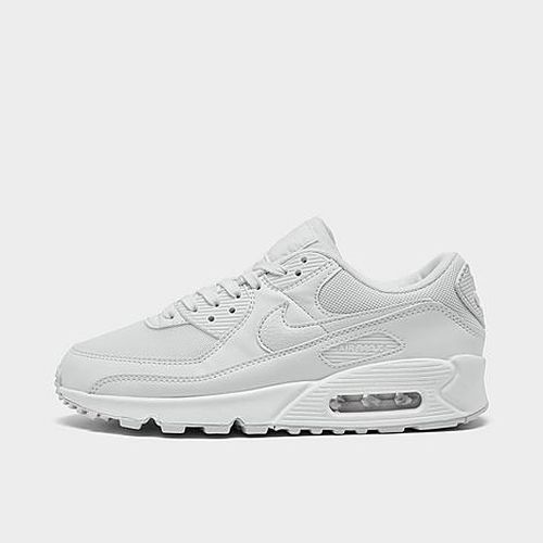 Women's Air Max 90 Casual Shoes in White/White/White