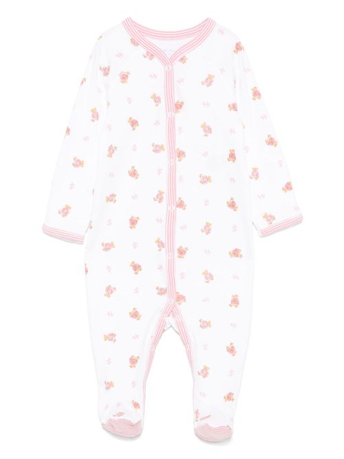 Polo Bear cotton pajamas - White