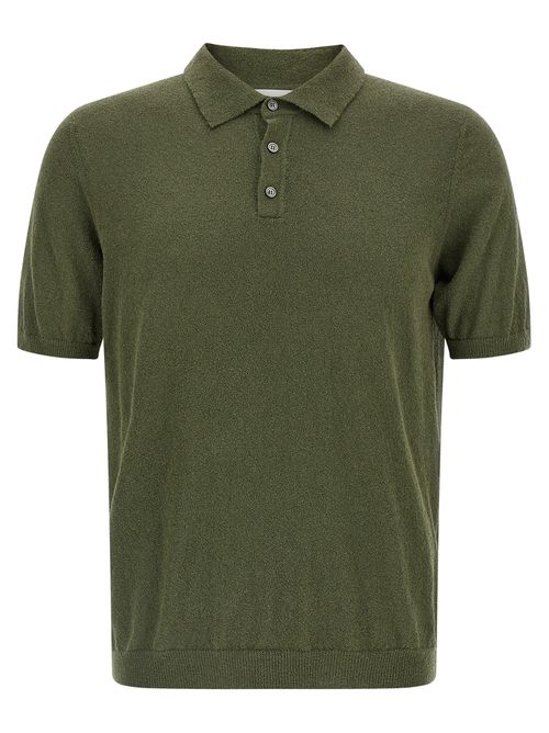 Spongy Effect Polo Shirt