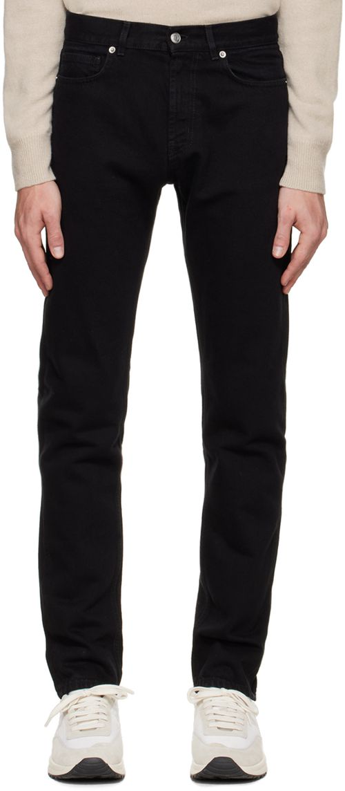 Black slim denim jeans