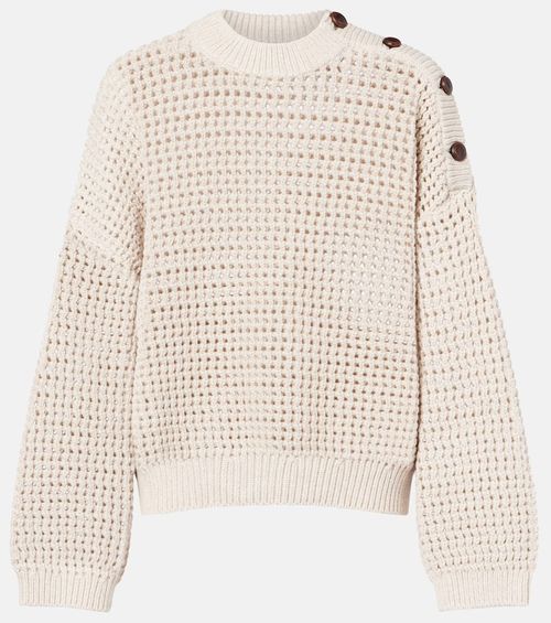Cotton-blend sweater