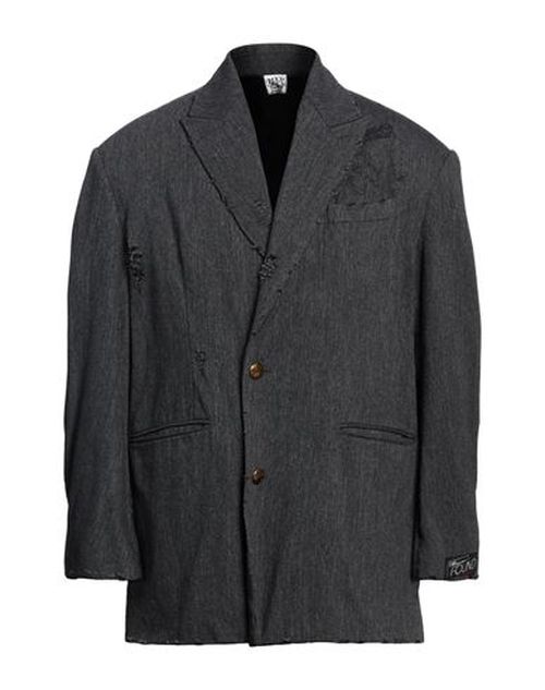 Stand Aloné Man Blazer Lead Size 1 Wool, Cotton, Polyester