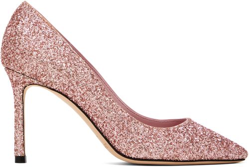 Jimmy Choo SSENSE Exclusive Pink Romy 85 Heels