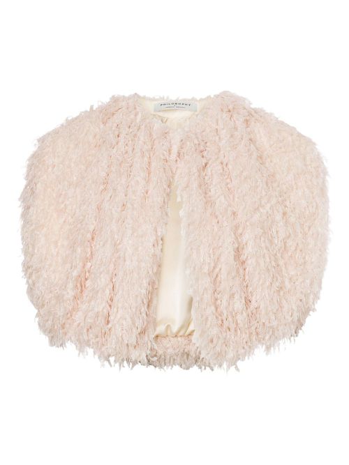 Philosophy Di Lorenzo Serafini fringed jacket - Pink
