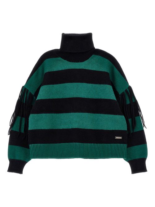 Striped jumper - Black