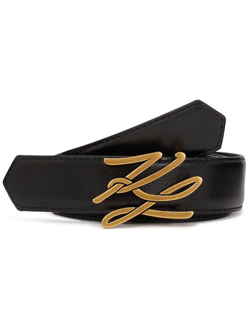 Medium K/Autograph belt - Black