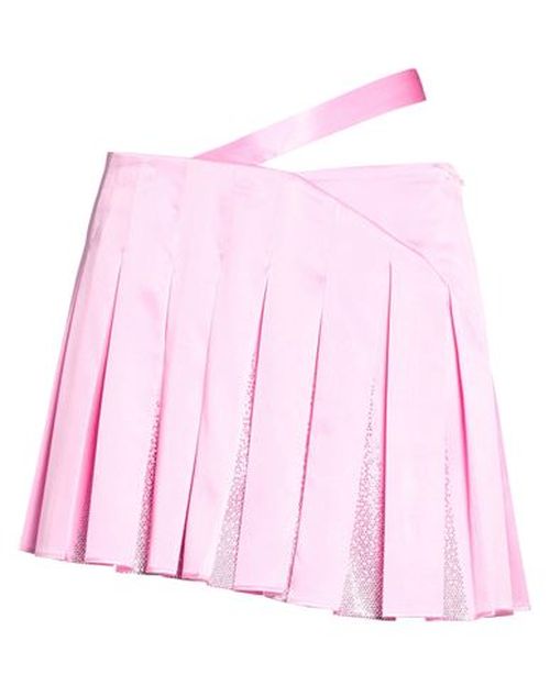 Woman Mini skirt Pink Size 2 Viscose, Polyester