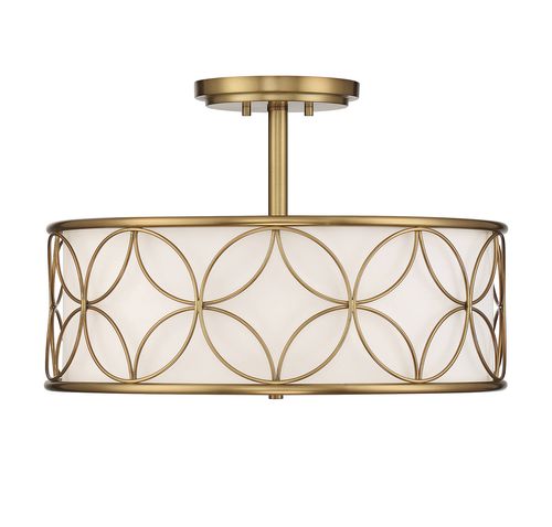 Reid 4-Light Ceiling Light in Warm Bra