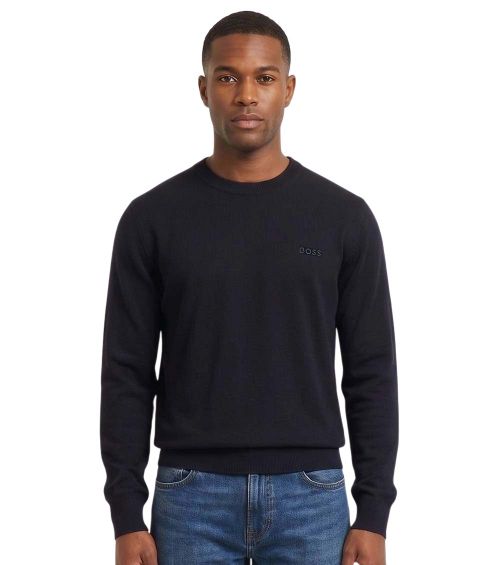 Navy Blue Logo Sweaters