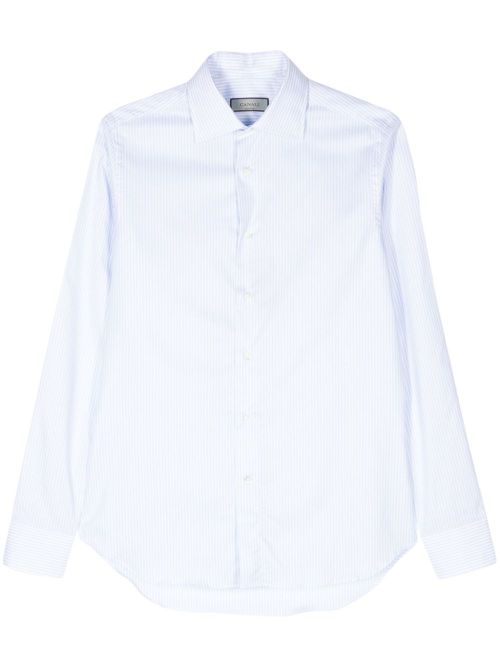 Striped cotton shirt - Blue