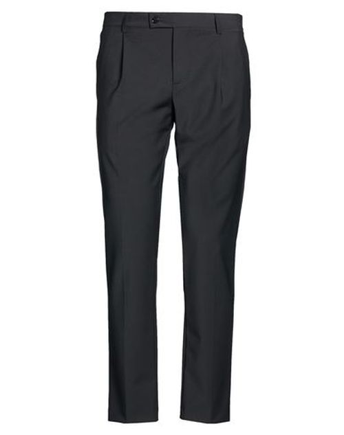 Man Pants Black Size 36 Wool, Polyester, Elastane