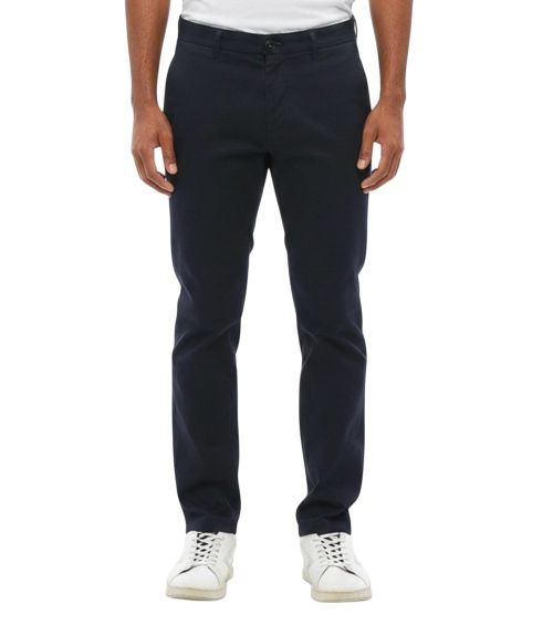 Dark Navy Solid Chino Trousers