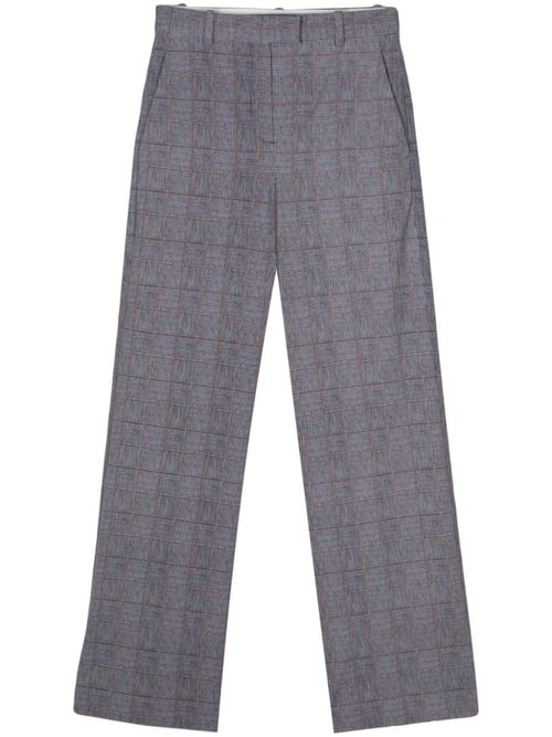 Grey Prince Of Wales Masculine Pants