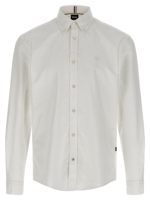 White Regular Solid Shirt