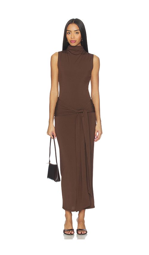 NIA Victoria Dress in Brown. XL. Also in L, M