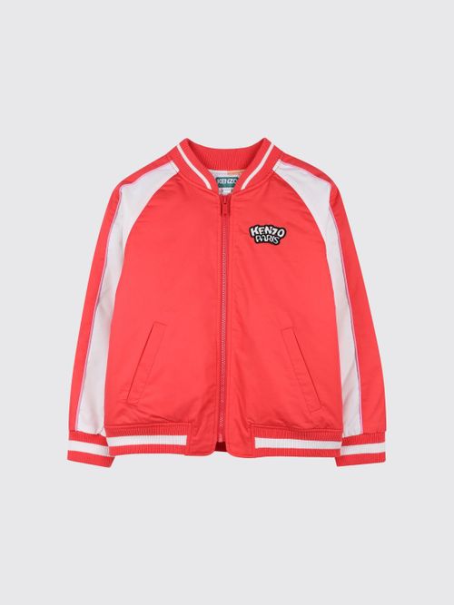 Coat Kids color Red